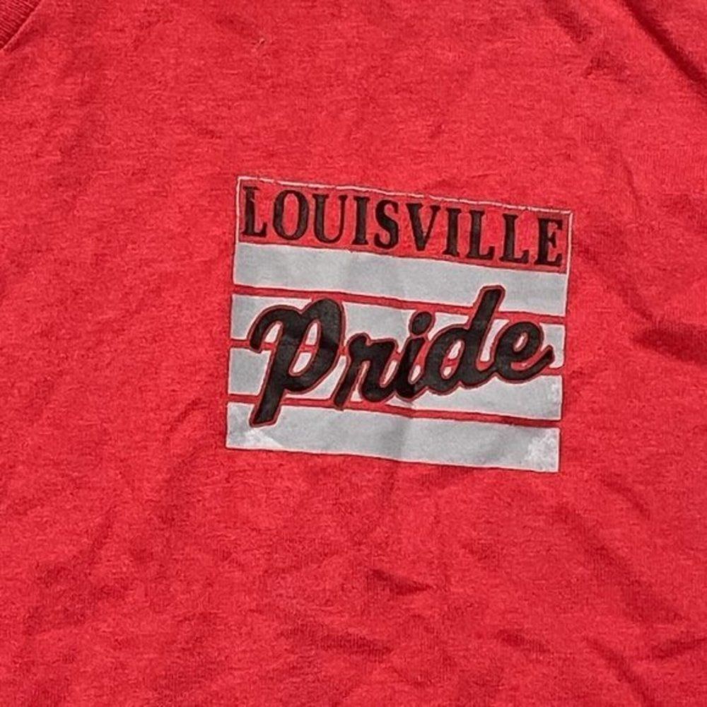 Vintage 90s Louisville Cardinals Shirt Adult XXL Best Tag‎ Red Single Stitch - Picture 2 of 6